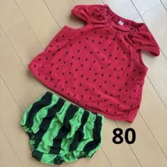 EL FIN DOLL スイカ柄 ベビー服セット 80cmのサムネイル