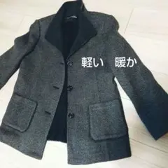 軽い　アンゴラ混テーラードジャケット ブランド品　高級品　レディース　暖か