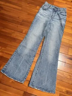 ☆moussy☆MVSフレアデニム24美品☆