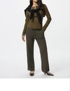 UNIQLOウォッシャブルニットリブパンツS