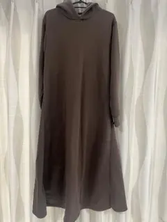 こ*ょ様 Bou Jeloud フード付きロングワンピース FREE ブラウン