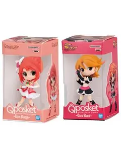 Qposket プリキュア ガチャガチャ フィギュア 2種セット