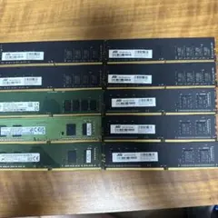 ジャンク デスクトップ用 DDR4 メモリ 5枚セット - メルカリ