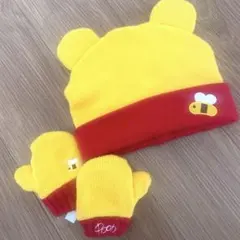 ［子供用］プーさんの帽子&手袋