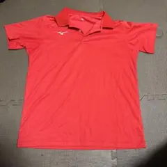 Mizuno 赤 ポロシャツ