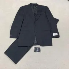新品未使用タグ付き　大きいサイズAB7 チャコールグレー　段帰り3ボタンスーツ