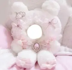 【ピンク】ちびぐるみ おすわりぬい服 おすわりぬい服 ちびぐるみ うさぎ ピンク 白 - メルカリ