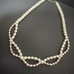 ✨ハンドメイド✨ 淡水パール ネックレス 約35cm 子供サイズ