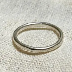 【5号】カレンシルバー 指輪 タイ北部 カレン族 新品　匿名・送料無料25