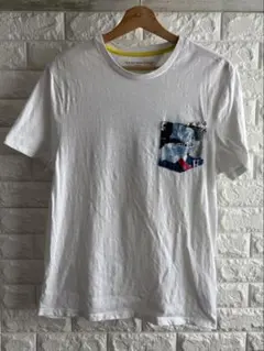 TOMMY HILFIGER ポケット付き Tシャツ ホワイト