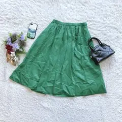 クミキョク オンワード ひざ丈スカート シンプル 2/M シンプル カジュアル