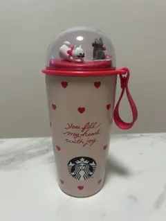 スタバ バレンタイン2026 カップシェイプステンレスボトルハート 355ml