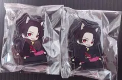 刀剣乱舞　加州清光　アクリルブロック　刀猫　周年　2個セット