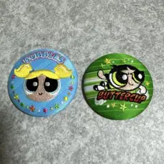 パワーパフガールズ刺繍缶バッジset