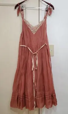 新品未使用品　レベッカテイラー　シルク100%ドレス　ワンピース