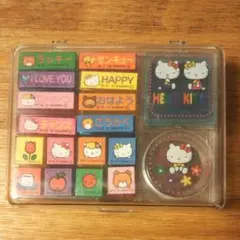 平成レトロ　キティちゃん スタンプセット