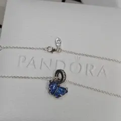 極美品】PANDORA バタフライペンダントネックレス S925 - メルカリ