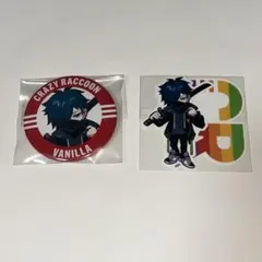 CRストア Vanilla ステッカー＆缶バッジ crazyraccoon