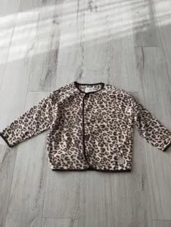 CIAOPANIC TYPY ヒョウ柄フリースジャケット 110-120cm
