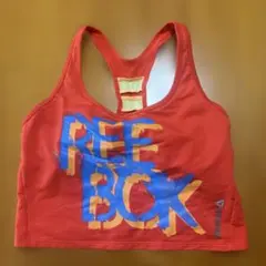 Reebok オレンジ　スポーツブラ ランニング　ジム　ヨガ