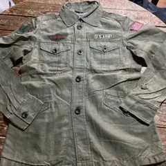 MILITARYU.S. ARMYミリタリージャケットオリーブグリーンLサイズ