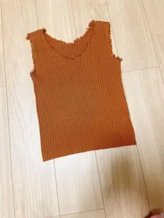 ★夏物SALE!! 新品 イングノースリーブ　ニットトップス★のサムネイル