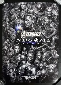 未使用　「アベンジャーズ　エンドゲーム」　IMAX特典　ポスター　両面印刷　1枚