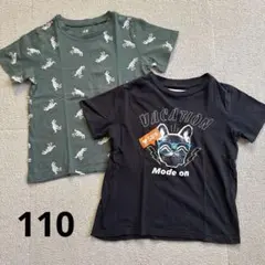 ZARA H&M キッズTシャツ2枚セット 110のサムネイル