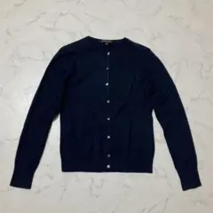 美品！ BrooksBrothers カーディガン ネイビー コットン シンプル