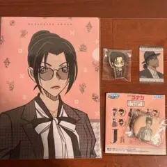 名探偵コナン 上原由衣セット　I賞アクリルブロック、 J賞缶バッチ、K賞ファイル