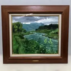 油絵 佐藤忠彦 早春の田舎家（群馬） - メルカリ