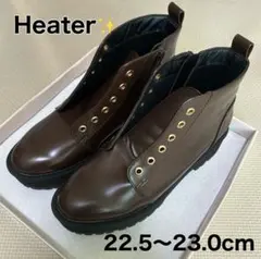美品　Heater 革ショートブーツのサムネイル