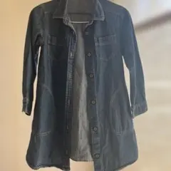 GU デニムシャツワンピース 長袖　120センチ