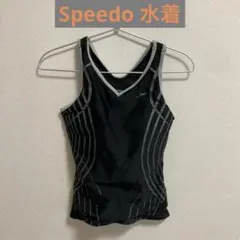 スピードスポーツ用水着 黒 ストライプ