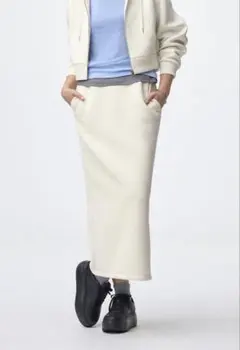 パフスウェットナロースカート+EC(丈長め88.0～92.0cm) 白