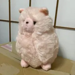 アバンセ　猫のぬいぐるみ　ピンク　リボン　鈴