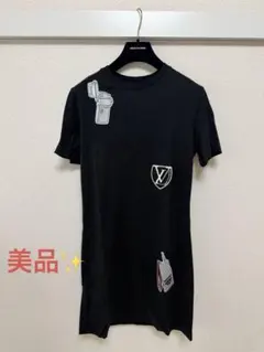 美品 louisvuitton ルイヴィトン ブラック 半袖ワンピースのサムネイル