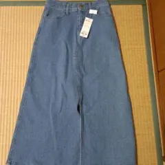 再値下げ。未使用　any FAM デニムロングスカート