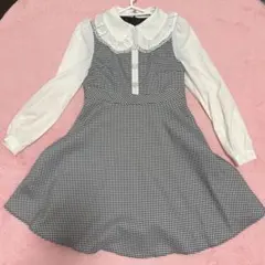 evelyn 襟フリルOP