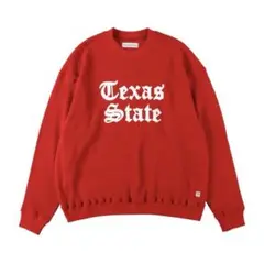 COSMOS TEXAS　texas state crew RED サイズ XL