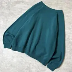 a*h様 80s USA製 Hanes ラグラン スウェット ターコイズグリーン