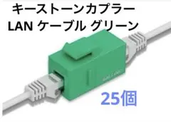キーストーンカプラーLAN ケーブル用中継コネクタ メスからメスCat6 25個