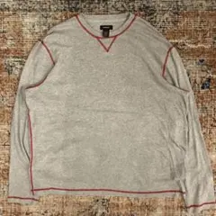 90s USA製 EXPRESS ロンT ステッチ グレー XL バギーのサムネイル