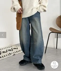 CPCM 裏起毛バレルデニム　Sサイズ