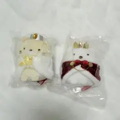【レア】すみっコぐらし ねこ・しろくま KING＆QUEEN展てのりぬいぐるみ