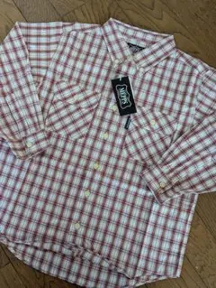 未使用　MEPPS チェック柄 長袖シャツ　130