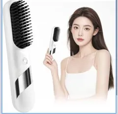 【新品未使用】ブラシヘアアイロン