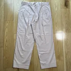 00s　papas　リネンパンツ　ワイドスラックス　サマー　コットン　ツータックのサムネイル