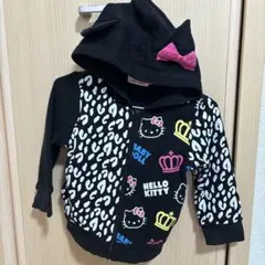 美品♡BABYDOLL ハローキティ 耳フード付きジップパーカー 80cm