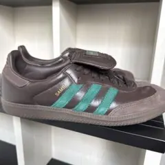 adidas SAMBA スニーカー ブラウン グリーンのサムネイル